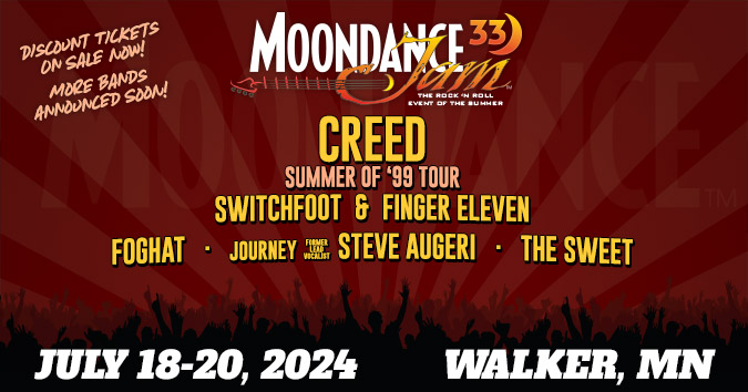 Moondance Jam 33: The Rock 'N Roll Event of the Summer
July 18 - 20, 2024