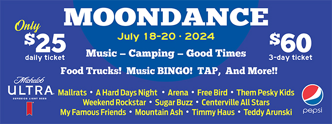 Camp Moondance July 18 - 20, 2024